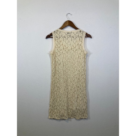 Daisy Fuentes Lace Sheath Dress Pearl Tank Style Size S - Picture 2 of 10